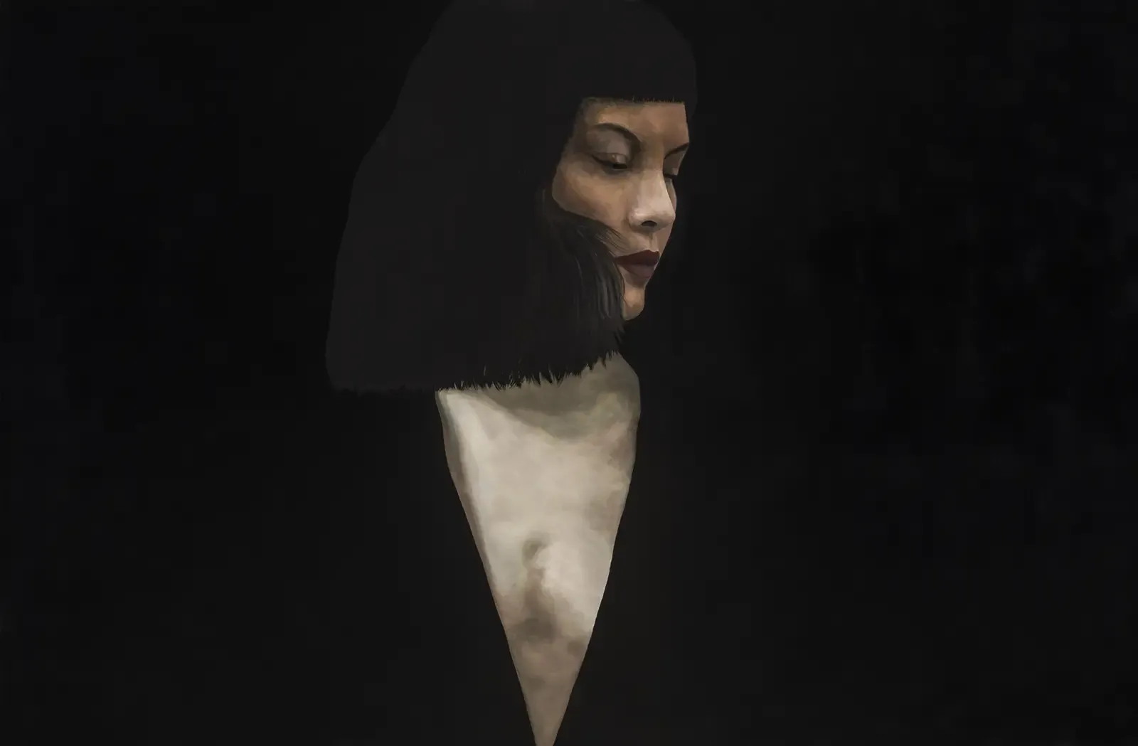 Study 8, 2023 — Oil on board